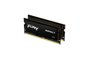RAM - Kingston FURY Impact DDR4-3200 - 32GB - CL20 - Dual Channel (2 pcs) - Intel XMP - Czarny - KF432S20IBK2/32