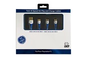 Akcesoria dla graczy - iMP TECH 4M Braided Fast Charge Play and Charge Cable for PS5 - Wired Akcesoria do konsoli do gier - Sony PlayStation 5 - 5060176365421