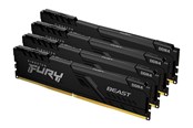 RAM - Kingston FURY Beast DDR4-3600 - 64GB - CL18 - Quad Channel (4 pcs) - Intel XMP - Czarny - KF436C18BBK4/64