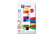 Materiały hobbystyczne - Staedtler Zestaw Glinka Fimo soft MP BaC - 8023 C12-1