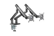 Uchwyt na monitor - Alterzone Arm Duo dual aluminum monitor arms Space gray - ALZDARM17-32-G
