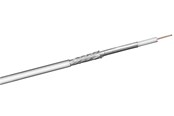 Kabel antenowy, zlacze - Pro 100 dB coax- antenna cable 2x shielded CCS white - 4040849671029