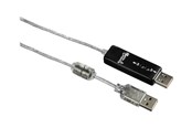 Adapter Sieciowy (karta sieciowa, serwer druku, itp.) - Hama USB 2.0 Link Cable for Windows - direct connect adapter - 49248