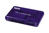Karta pamieci - adapter i czytniki kart - Hama USB 2.0 30 in 1 CardReaderWriter - card reader - USB 2.0 - 55348