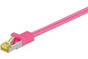 Kabel sieciowy - Pro RJ45 patch cord CAT 6A S/FTP (PiMF) 500 MHz with - Różowy - 30m - 4040849916779