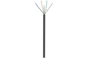 Kabel sieciowy - Pro CAT 6 network cable U/UTP black 100 m - CCA cop - Czarny - 100m - 4040849572937