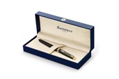 Przybory do pisania i rysowania - Waterman Hémisphère Rollerball Pen | Matte Black with 23k Gold Trim | Fine Point | Black Ink | Gift Box - S0920750