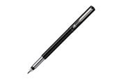 Przybory do pisania i rysowania - Parker Vector Fountain Pen | Blue with Chrome Trim | Medium Nib | Blue Ink | Hangtab - S0881011