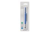 Przybory do pisania i rysowania - Parker Vector Fountain Pen | Black with Chrome Trim | Medium Nib | Blue Ink | Hangtab - S0881041