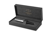 Przybory do pisania i rysowania - Parker 51 Ballpoint Pen | Black Barrel with Chrome Trim | Medium Point with Black Ink Refill | Gift Box - 2123493