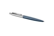 Przybory do pisania i rysowania - Parker Jotter XL Ballpoint Pen | Primrose Matte Blue with Chrome Trim | Medium Point Blue Ink | Gift Box - 2068359