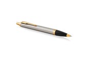 Przybory do pisania i rysowania - Parker IM Ballpoint Pen | Brushed Metal | Medium Point Blue Ink | Gift Box - 1931670