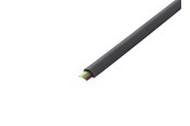 Kabel sieciowy - Pro Telephone flat cables 6-core 100 m reel AWG 30. - Czarny - 100m - 4040849502545