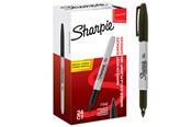 Przybory do pisania i rysowania - Sharpie Permanent Markers | Fine Point | Black | 24 Count - 2077128