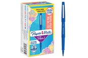 Przybory do pisania i rysowania - Paper Mate Flair Felt Tip Pens | Medium Point (0.7 mm) Writing Pens | Blue Pens | 36 Count - 2077175