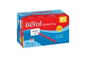 Przybory do pisania i rysowania - Berol Handwriting Pens Round Shape Washable Black Ink Bright Barrels 200 Count Class Pack - 2056778