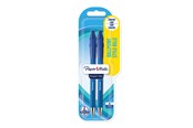 Przybory do pisania i rysowania - Paper Mate Flexgrip Ultra Retractable Ballpoint Pens | Medium Point (1.0mm) | Blue | 2 Count - 2027754