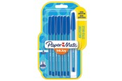 Przybory do pisania i rysowania - Paper Mate InkJoy 100ST Ballpoint Pens | Medium Point (1.0mm) | Blue Ink | 8 Count - 1956742