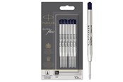 Przybory do pisania i rysowania - Parker Ballpoint Pen Refills | Medium Point | Black QUINKflow Ink | 10 Count - 2119153