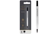 Przybory do pisania i rysowania - Parker Rollerball Pen Ink Refill | Fine | Black QUINK Ink | 1 Count - S0881190
