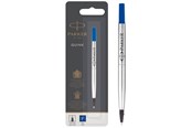 Przybory do pisania i rysowania - Parker Rollerball Pen Refill | Fine Point | Blue QUINK Ink | 1 Count - S0881210
