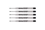 Przybory do pisania i rysowania - Rotring Jumbo Ballpoint Pen Refills | Black Ink | Medium Point (1.0mm) | 5 Count - S0195390