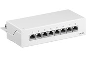 Kabel sieciowy - Pro CAT 6a Mini/Desktop Patch - 8 Port - Biały - 4040849620676