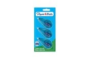 Tasmy i Kleje - Paper Mate Liquid Paper DryLine Mini Correction Tape | 5mm x 6m | Blue | 3 Count - 2115310