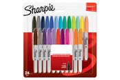 Przybory do pisania i rysowania - Sharpie Markery permanentne | Fine Point | Różne kolory | 24 sztuki - 2065405