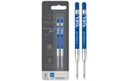 Przybory do pisania i rysowania - Parker Gel Pen Refills | Medium Tip (0.7mm) | Blue QUINK Ink | 2 Count - S0881510