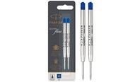 Przybory do pisania i rysowania - Parker Ballpoint Pen Refills | Medium Point | Blue QUINKflow Ink | 2 Count - 1950373