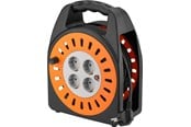 Beben kablowy - Pro Cable reel 25 m orange-black - with 4 protective - 4040849713552