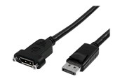 Kabel wyświetlacza - StarTech.com 3 ft / 91 cm 20 pin DP DisplayPort Extension Panel Mount Cable - DisplayPort to DisplayPort - Male to Female (DPPNLFM3PW) - DisplayPort cable - 91 cm - DPPNLFM3PW