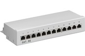 Kabel sieciowy - Pro CAT 5e Mini/Desktop Patch Panel 12 Port grey - 4040849930416