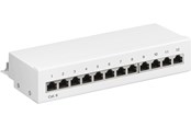 Kabel sieciowy - Pro CAT 6 Mini/Desktop Patch Panel 12 Port white - Biały - 4040849620706