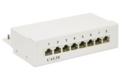 Akcesoria komputerowe - Pro CAT 6 Mini/Desktop Patch Panel 8 Port white - ST - 4040849620690
