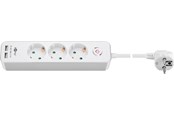 Kabel zasilajacy (zewnetrzny) - Pro 3-way power strip with switch and 2 - 4040849412646