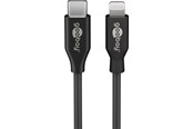 Kabel USB - Pro USB-C <-> Lightning - 2m - Czarny - 39447