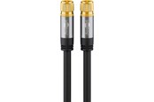 Kabel antenowy, zlacze - Pro SAT antenna cable (135 dB) 4x shielded 5m - 4040849706721