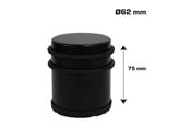 Wsporniki i zawiasy - Home>it Loose door stop Ø62x75 mm 1 kg - matt black - 13168