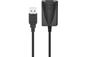 Kabel USB - Pro Active USB 2.0 extension cable black - 4040849954399