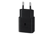 Telefon - Adapter i Ladowarka - Samsung 15W USB-C Power Adapter - Black - EP-T1510NBEGEU
