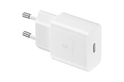 Telefon - Adapter i Ladowarka - Samsung 15W USB-C Power Adapter (no cable) - White - EP-T1510NWEGEU