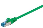 Kabel sieciowy - Pro LAN CAT 6A S/FTP - Zielony - 1m - 4040849956034