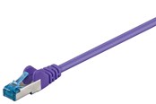 Kabel sieciowy - Pro LAN CAT 6A S/FTP - Fioletowy - 0.25m - 4040849941559