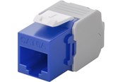 Akcesoria sieciowe - Pro Keystone module RJ45 CAT 6A UTP blue - 4040849906886