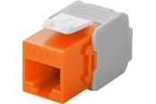 Akcesoria sieciowe - Pro Keystone module RJ45 CAT 6A UTP orange - 4040849906909