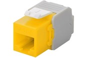 Akcesoria sieciowe - Pro Keystone module RJ45 CAT 6A UTP yellow - 4040849906916