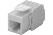 Akcesoria sieciowe - Pro Keystone module RJ45 CAT 6A UTP light gray - 4040849906930