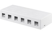 Akcesoria sieciowe - Pro Keystone empty housing 6 port - 4040849793790